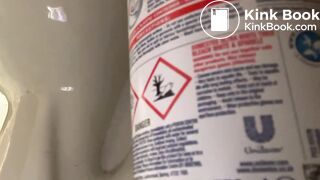 big logs in toilet - video 2