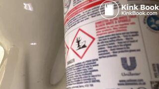 big logs in toilet - video 2