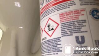 big logs in toilet - video 2