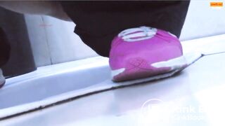 Girl Chinese pooping pis toilet AZ_06