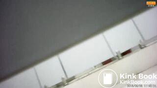Girl Chinese pooping pis toilet JA_18
