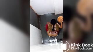 Indian aunty toilet peeing hidden captured