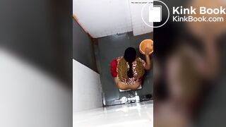 Indian aunty toilet peeing hidden captured
