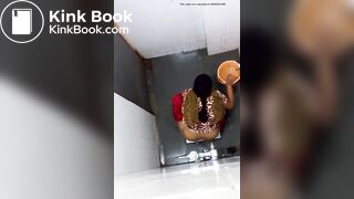 Indian aunty toilet peeing hidden captured