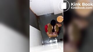 Indian aunty toilet peeing hidden captured