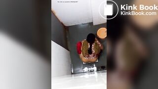 Indian aunty toilet peeing hidden captured