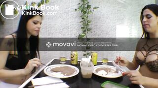 White Leggings Face Farts & Shart Domination