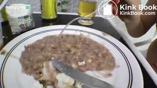 White Leggings Face Farts & Shart Domination