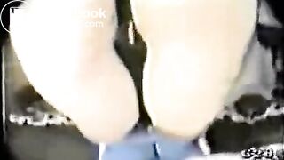 Dirty whore wife panty shit and play all week