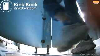 Girl Chinese pooping pis toilet JA_15