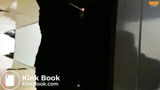 Girl Chinese pooping pis toilet JA_09