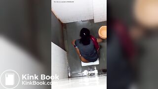 Indian aunty toilet peeing hidden captured