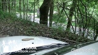 Girl Shitting on a Car