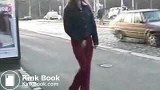 PPG - Marina public red pants wetting