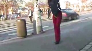 PPG - Marina public red pants wetting