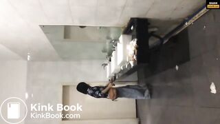 Girl Chinese pooping pis toilet.LLk_13