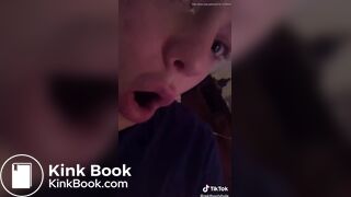 Ginger girl farting and burping