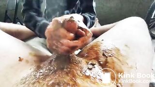 Dirty poop sex and a blowjob