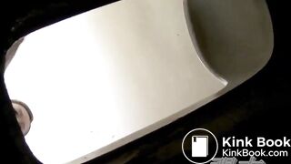 Girl Chinese pooping pis toilet.T03