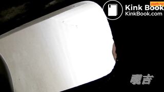 Girl Chinese pooping pis toilet.T03