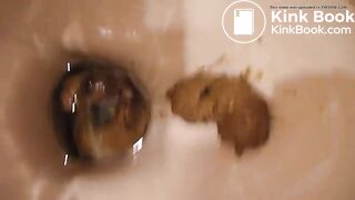 Red head poops on the floor