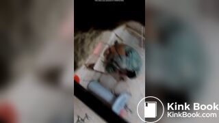 Indian aunty shitting on toilet hidden captured