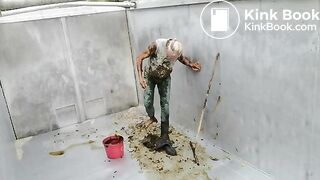 Full bodysmear with cowshit 5