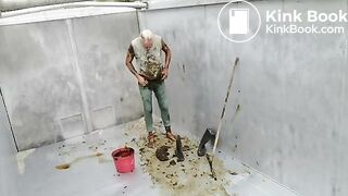 Full bodysmear with cowshit 5