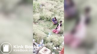 Desi aunty caught pooping