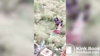 Desi aunty caught pooping