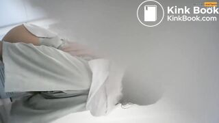 Girl Chinese pooping pis toilet JA_01