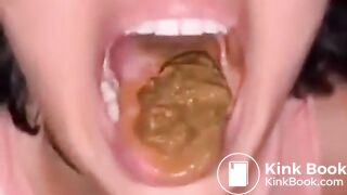 Shit swallow from porta