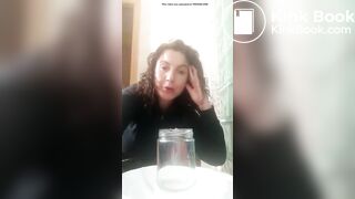 Spanish milf packs her shit for shipping