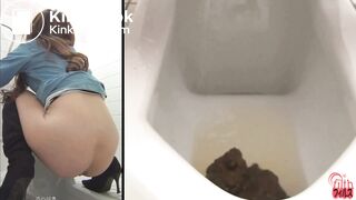 Sexy Japanese Girl Drops Hard Turds 1
