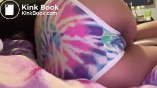 Teen girl bad shart in panty