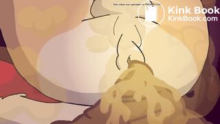 Furry scat animation