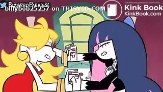 Panty and Stocking diarrhea animation