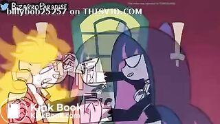 Panty and Stocking diarrhea animation