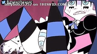 Panty and Stocking diarrhea animation