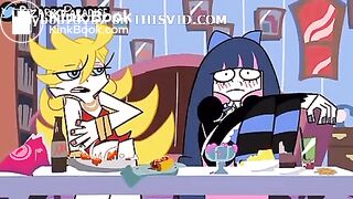 Panty and Stocking diarrhea animation