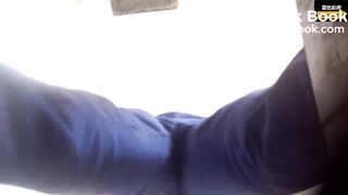 Girl Chinese pooping pis toilet.FT_02