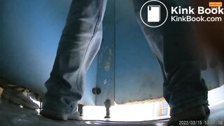 Girl Chinese pooping pis toilet JA_16