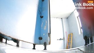 Girl Chinese pooping pis toilet JA_16