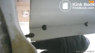 Girl Chinese pooping pis toilet JA_16