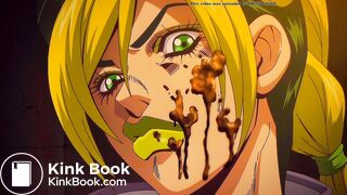 Jolyne gets poop thrown at her