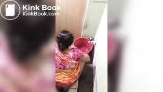 Indian aunty shitting hidden rearview