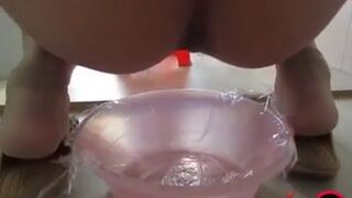 Chinese Girl Bowl Shit 2