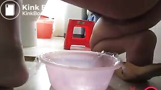 Chinese Girl Bowl Shit 2