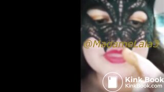Classy @MadameLala3 is playing dirty slut again