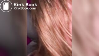 Teen toilet slave licks scat in public porta